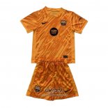 Camiseta Barcelona Portero 2024-2025 Nino Naranja