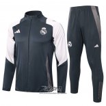 Chandal de Chaqueta del Real Madrid 2024-2025 Nino Gris