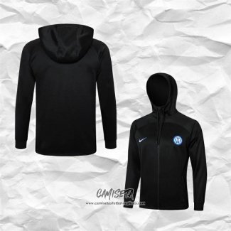 Chaqueta con Capucha del Inter Milan 2024-2025 Negro