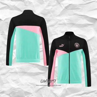 Chaqueta del Manchester City 2024-2025 Negro y Verde