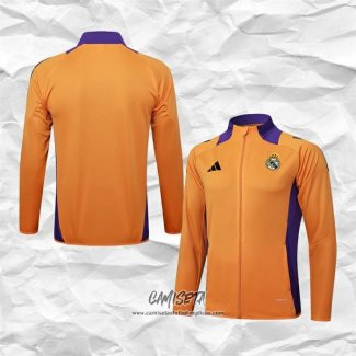 Chaqueta del Real Madrid 2024-2025 Naranja