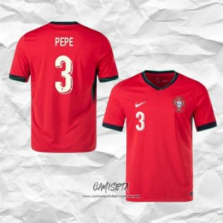 Primera Camiseta Portugal Jugador Pepe 2024