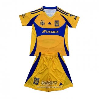 Primera Camiseta Tigres UANL 2024-2025 Nino