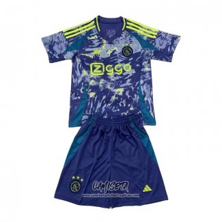 Segunda Camiseta Ajax 2024-2025 Nino