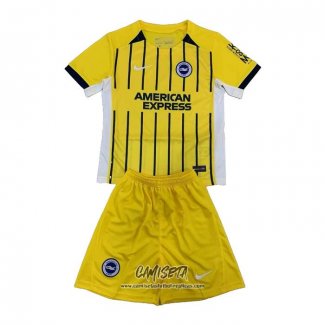 Segunda Camiseta Brighton & Hove Albion 2024-2025 Nino