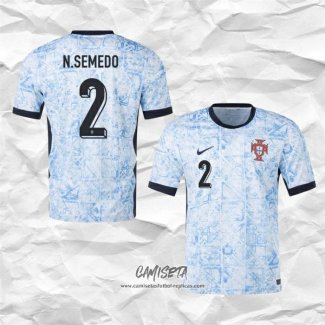 Segunda Camiseta Portugal Jugador N.Semedo 2024