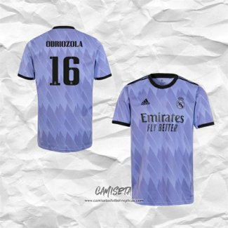 Segunda Camiseta Real Madrid Jugador Odriozola 2022-2023