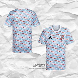 Camiseta Pre Partido del River 2024 Azul