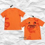Camiseta Real Madrid Dragon 2024-2025 Naranja Tailandia