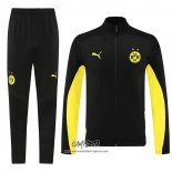 Chandal de Chaqueta del Borussia Dortmund 2024-2025 Negro