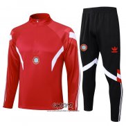 Chandal de Sudadera del Bayern Munich 2024-2025 Nino Rojo