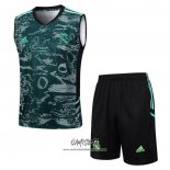 Chandal del Real Madrid 2023-2024 Sin Mangas Verde