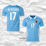 Segunda Camiseta Belgica Jugador De Ketelaere 2024