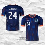 Segunda Camiseta Paises Bajos Jugador Schouten 2024