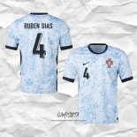 Segunda Camiseta Portugal Jugador Ruben Dias 2024