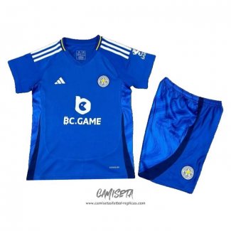 Primera Camiseta Leicester City 2024-2025 Nino