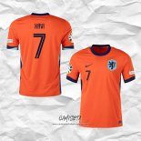 Primera Camiseta Paises Bajos Jugador Xavi 2024