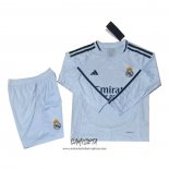 Primera Camiseta Real Madrid 2024-2025 Nino Manga Larga
