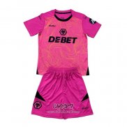 Segunda Camiseta Wolves Portero 2024-2025 Nino