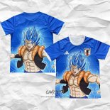 Camiseta Japon Dragon Ball 2024 Azul Tailandia