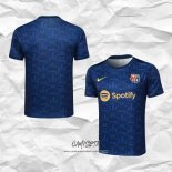 Camiseta de Entrenamiento Barcelona 2024-2025 Azul