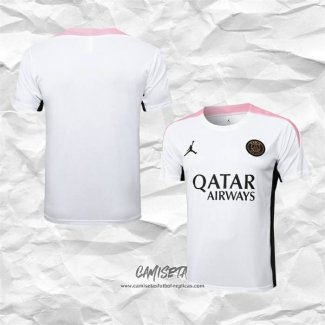 Camiseta de Entrenamiento Paris Saint-Germain Jordan 2024-2025 Blanco