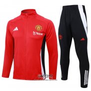 Chandal de Chaqueta del Manchester United 2024-2025 Nino Rojo