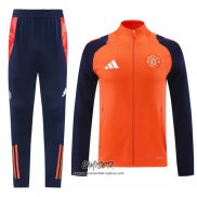 Chandal de Chaqueta del Manchester United 2024-2025 Nino Naranja