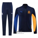 Chandal de Chaqueta del Olympique Marsella 2024-2025 Azul