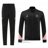 Chandal de Chaqueta del Paris Saint-Germain Jordan 2024-2025 Negro