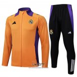 Chandal de Chaqueta del Real Madrid 2024-2025 Nino Naranja