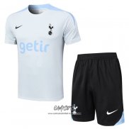 Chandal del Tottenham Hotspur 2024-2025 Manga Corta Gris - Pantalon Corto