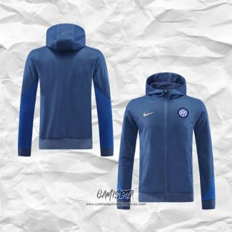 Chaqueta con Capucha del Inter Milan 2024-2025 Azul