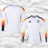 Primera Camiseta Alemania 2024 Manga Larga (2XL-4XL)