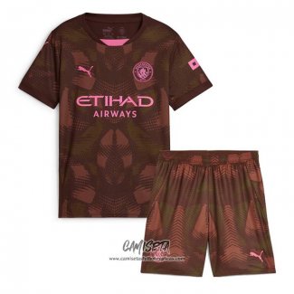 Primera Camiseta Manchester City Portero 2024-2025 Nino