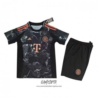 Segunda Camiseta Bayern Munich 2024-2025 Nino