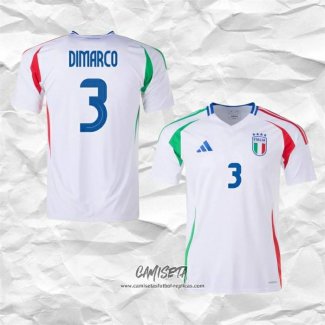 Segunda Camiseta Italia Jugador Dimarco 2024-2025