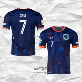 Segunda Camiseta Paises Bajos Jugador Xavi 2024