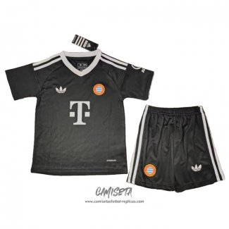 Tercera Camiseta Bayern Munich Portero 2024-2025 Nino