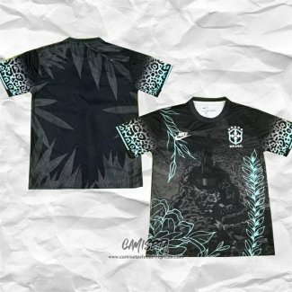 Camiseta Brasil Jesus 2024-2025 Negro Tailandia