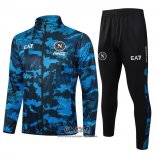 Chandal de Chaqueta del Napoli 2024-2025 Nino Azul