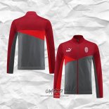 Chaqueta del AC Milan 2024-2025 Rojo Gris