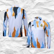 Chaqueta del Real Madrid 2024-2025 Blanco y Amarillo