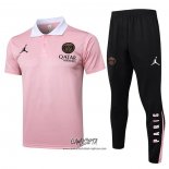 Conjunto Polo del Paris Saint-Germain Jordan 2024-2025 Rosa