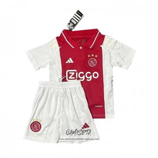 Primera Camiseta Ajax 2024-2025 Nino