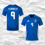 Primera Camiseta Italia Jugador Scamacca 2024-2025