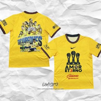 Camiseta America Champion 2024 Amarillo Tailandia