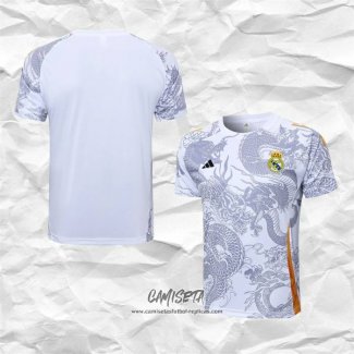 Camiseta de Entrenamiento Real Madrid Dragon 2024-2025 Blanco