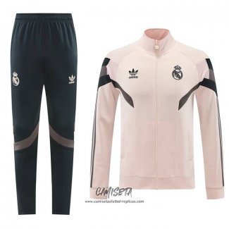 Chandal de Chaqueta del Real Madrid 2024-2025 Rosa