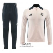 Chandal de Chaqueta del Real Madrid 2024-2025 Rosa